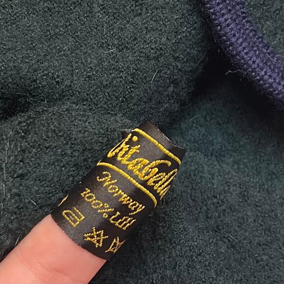 Vintage Cardigan Sweater Wool Old Money Quiet Luxury Hunting Academia Medium - Picture 5 of 8